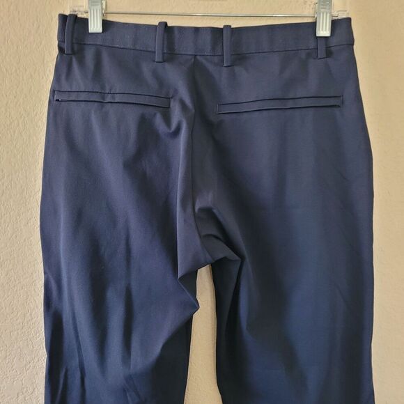 Uniqlo Pants Mens Sz Small Blue Polyester Drawstring Casual Performance Pockets - Picture 8 of 9